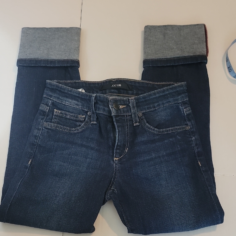 Joe's Jeans Blue Ankle Cropped Denim Size 24